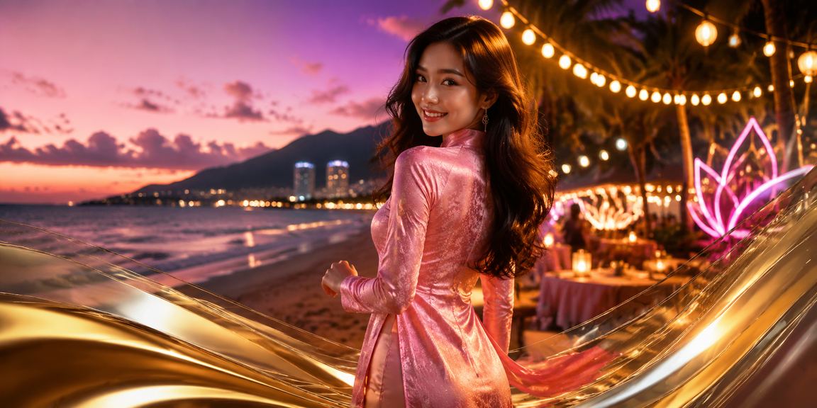 Khung cảnh cá cược thể thao với áo dài truyền thống tại Đà Nẵng