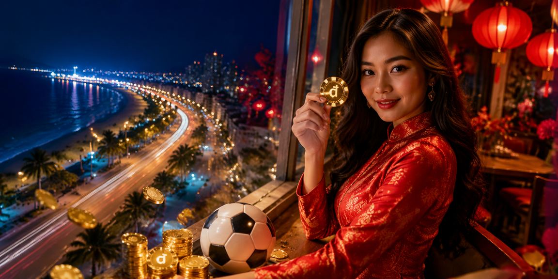 Một người chơi bên bàn cà phê tại Phan Thiết tham gia cá cược bóng đá
