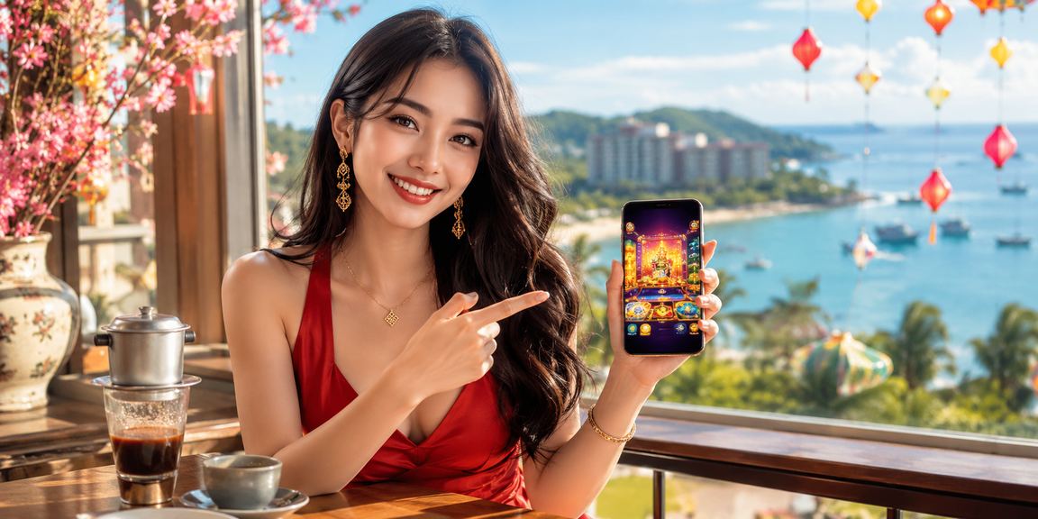 Khung cảnh chơi casino trên điện thoại tại Phú Quốc